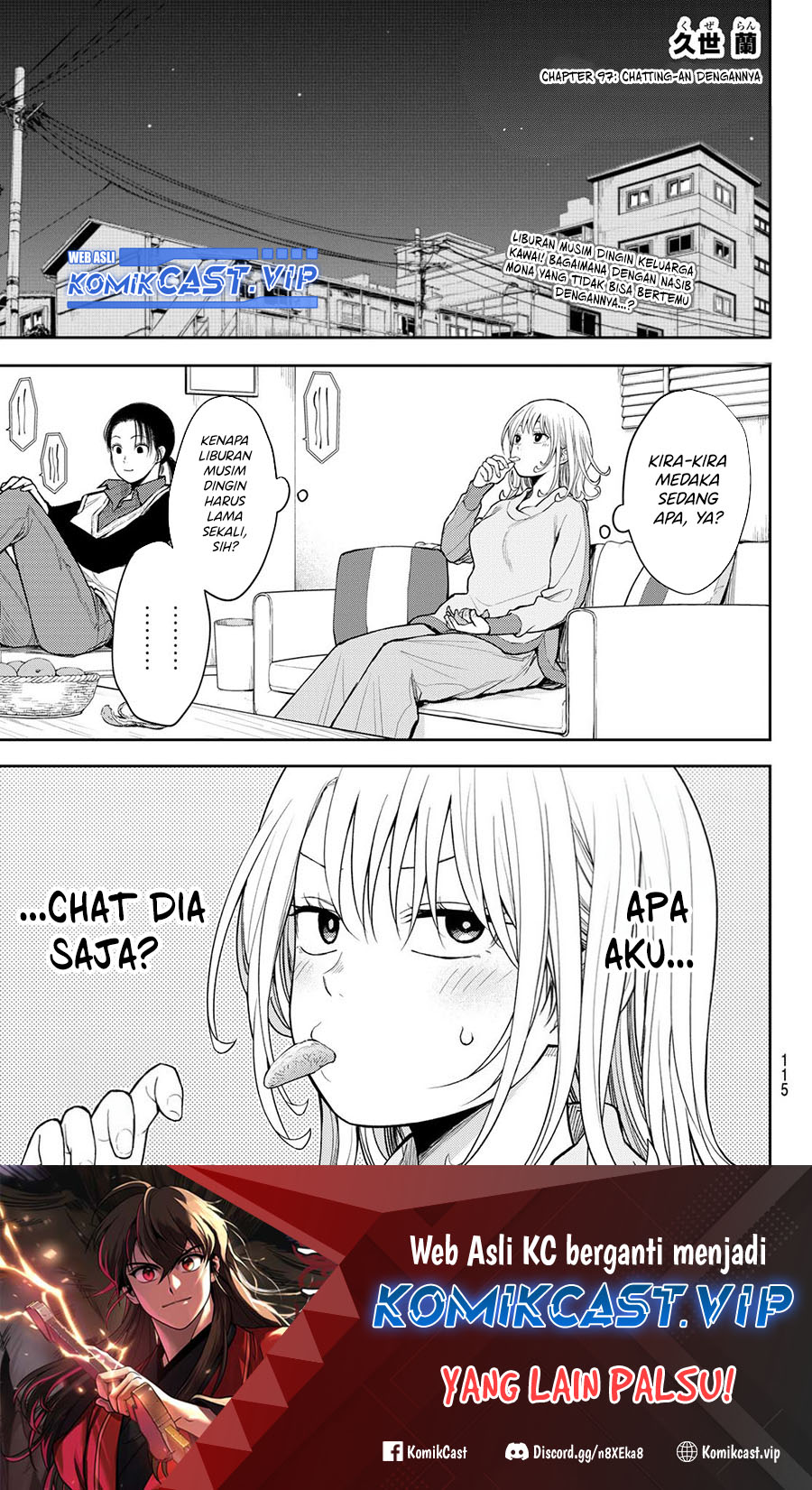 Manga Kuroiwa Medaka ni Watashi no Kawaii ga Tsuujinai Chapter 97 gambar 2