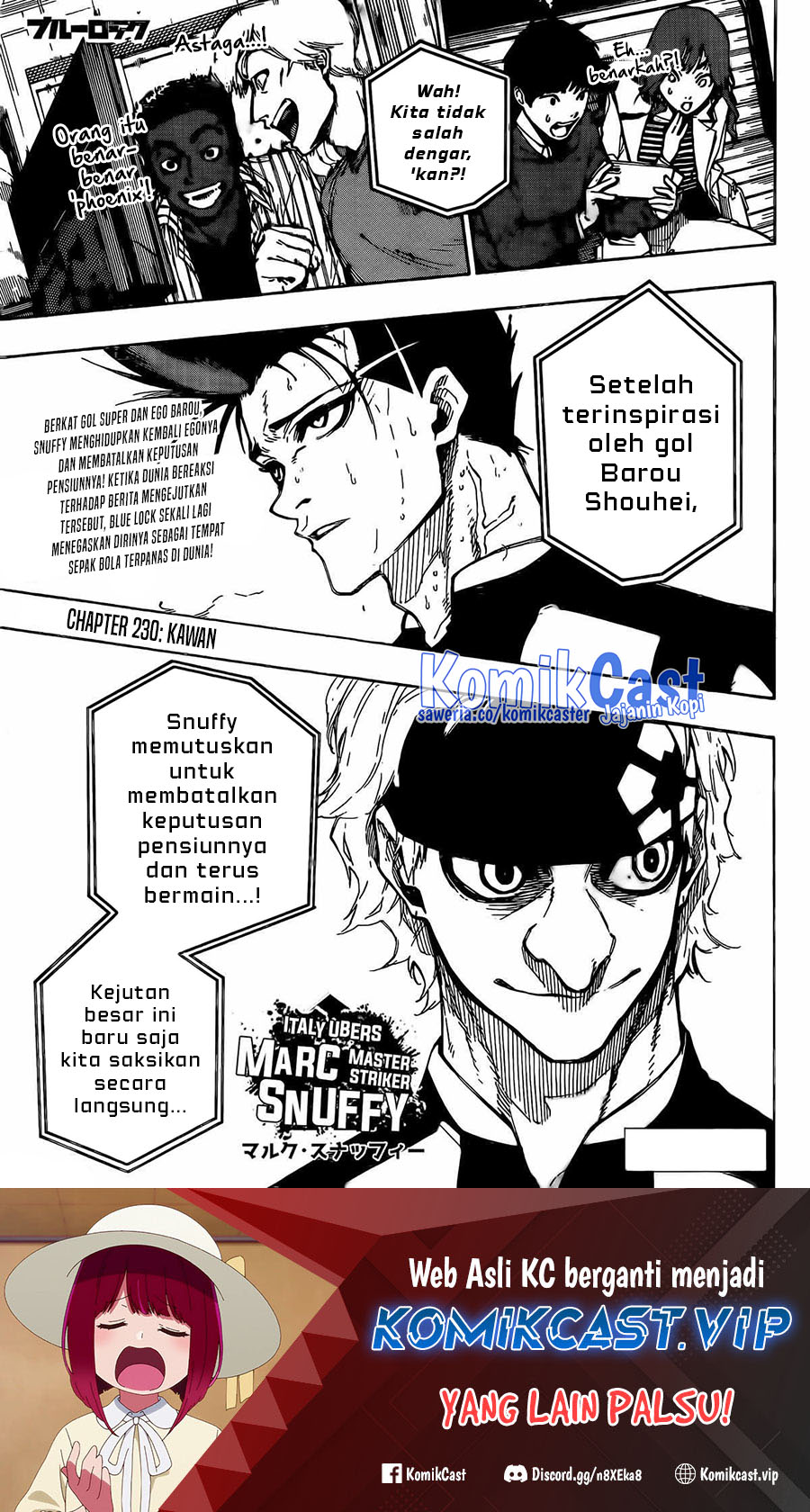 Manga Blue Lock Chapter 230 gambar 2