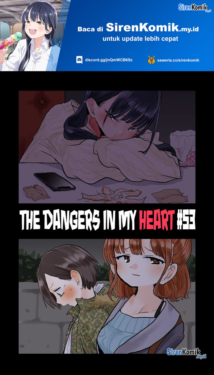 Manga Boku no Kokoro no Yabai yatsu Chapter 53 gambar 2