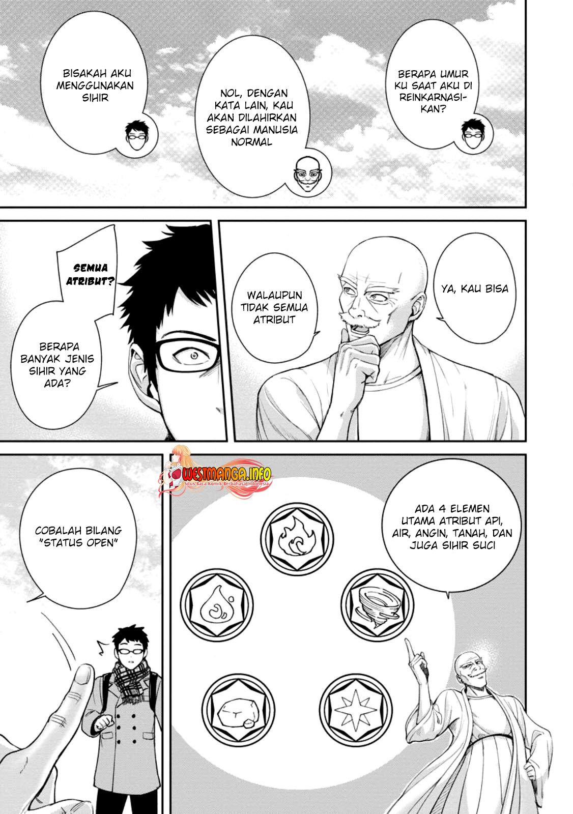 Manga That Time I Got Reincarnated With Talent ~I’ll Work Hard Even if I Go to Another World Chapter 01.2 gambar 2
