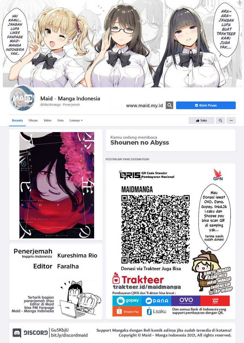 Manga Shounen no Abyss Chapter 102 gambar 2