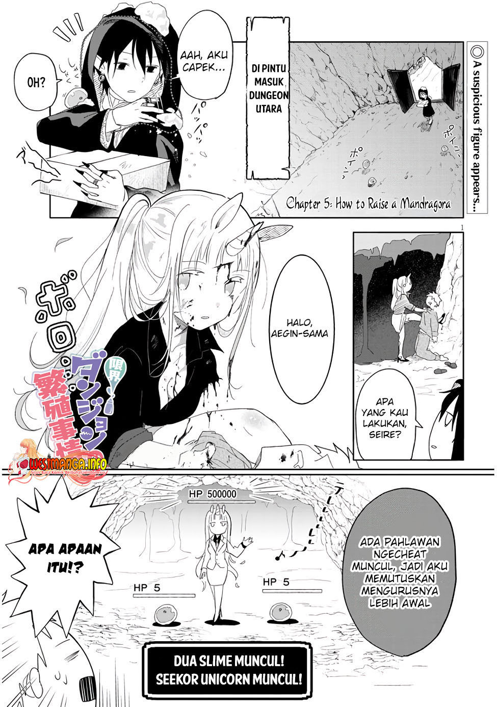 Manga Genkai Dungeon no Hanshoku Jijou Chapter 05 gambar 2