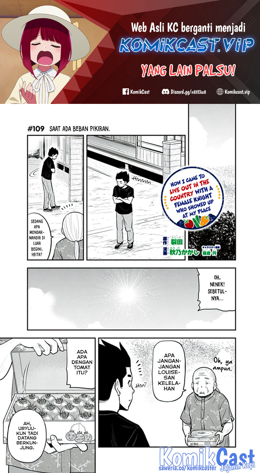 Manga Orenchi ni Kita Onna Kishi to: Inakagurashi suru Koto ni Natta Ken Chapter 109 gambar 2