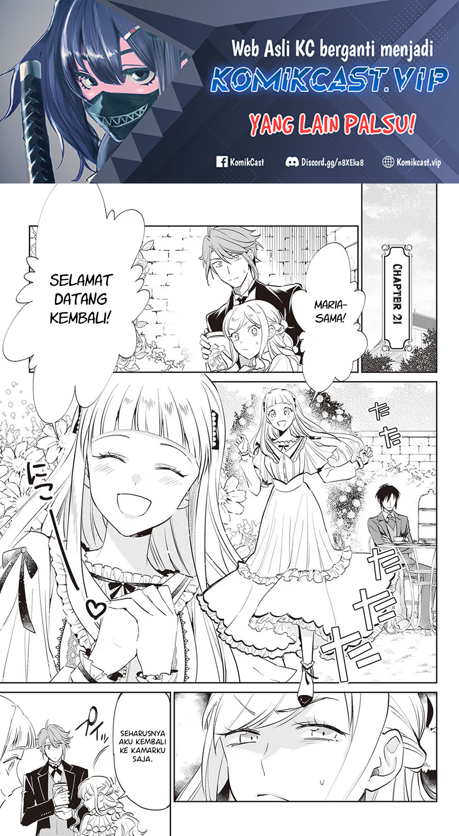 Manga Albert Ke no Reijou wa Botsuraku wo go Shomou desu Chapter 21 gambar 2