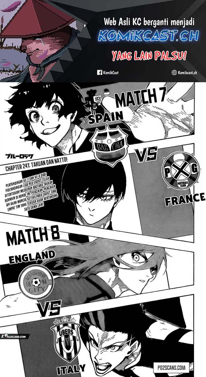 Manga Blue Lock Chapter 241 gambar 2