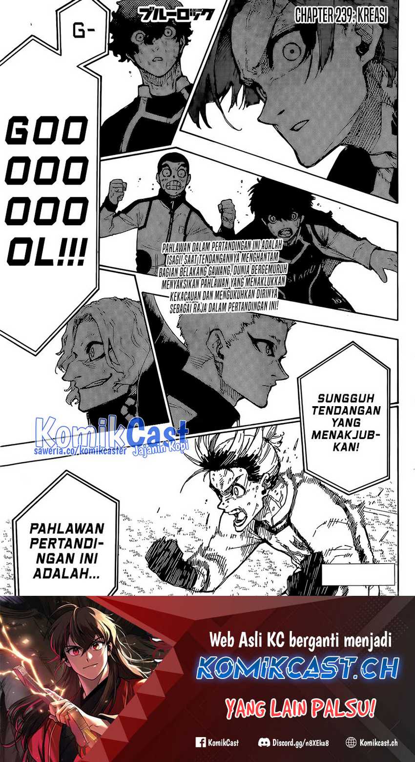 Manga Blue Lock Chapter 239 gambar 2