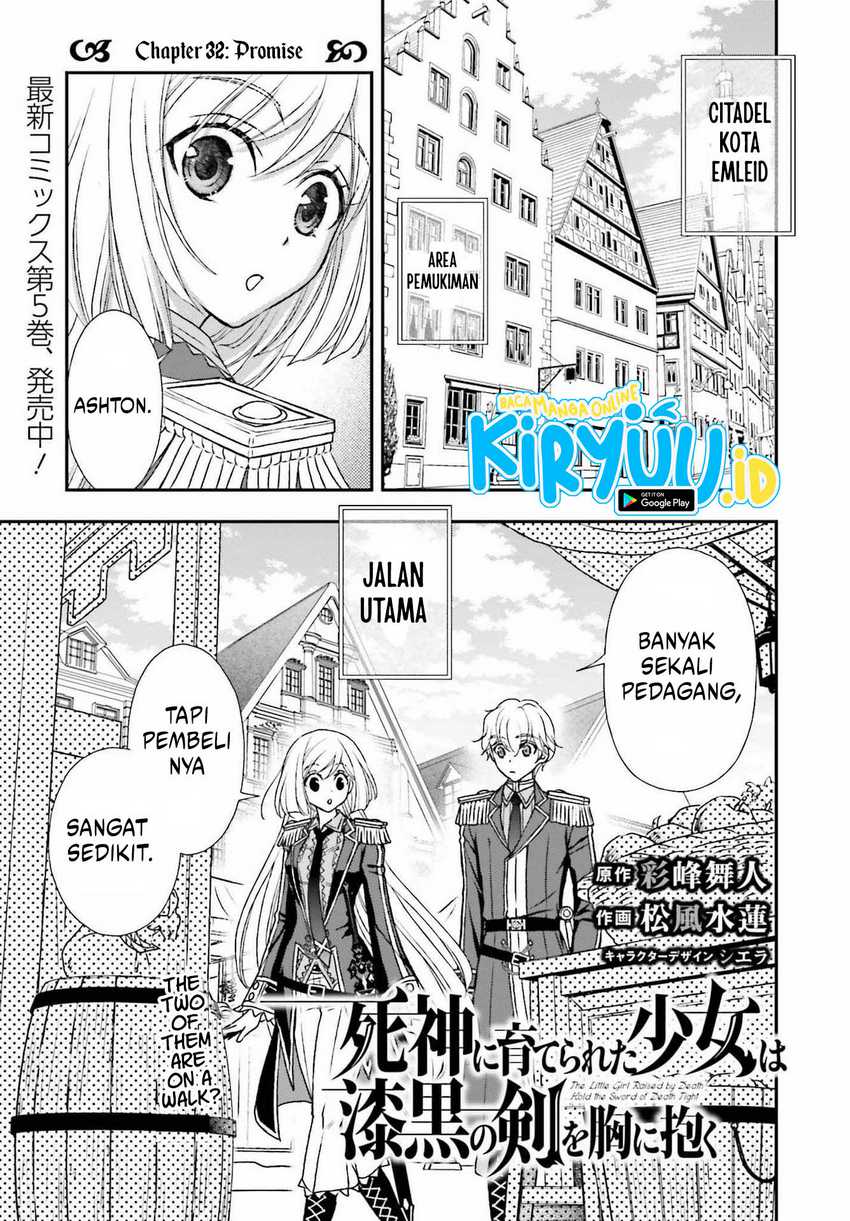 Manga Shinigami ni Sodaterareta Shoujo wa Shikkoku no Tsurugi wo Mune ni Idaku Chapter 32 gambar 2