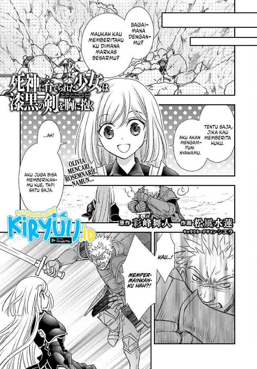 Manga Shinigami ni Sodaterareta Shoujo wa Shikkoku no Tsurugi wo Mune ni Idaku Chapter 35.5 gambar 2