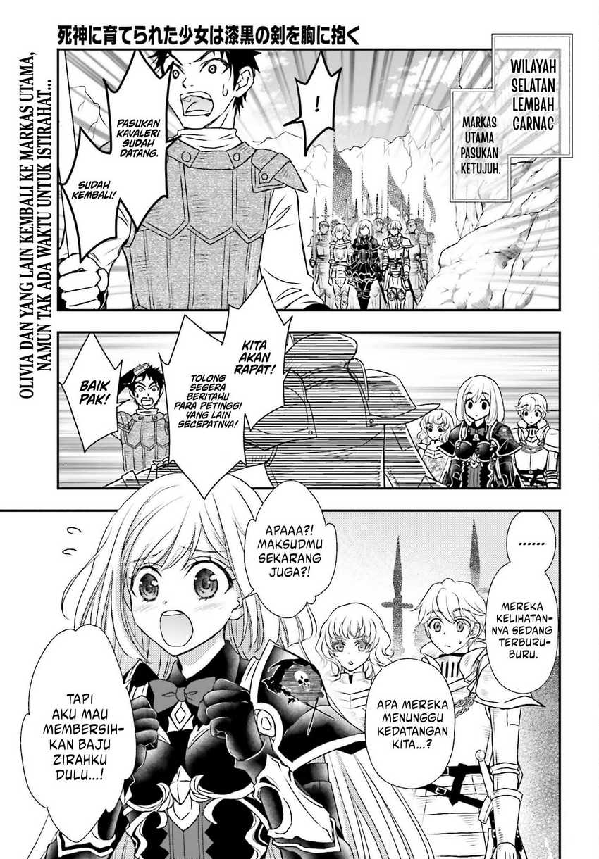 Manga Shinigami ni Sodaterareta Shoujo wa Shikkoku no Tsurugi wo Mune ni Idaku Chapter 36 gambar 2