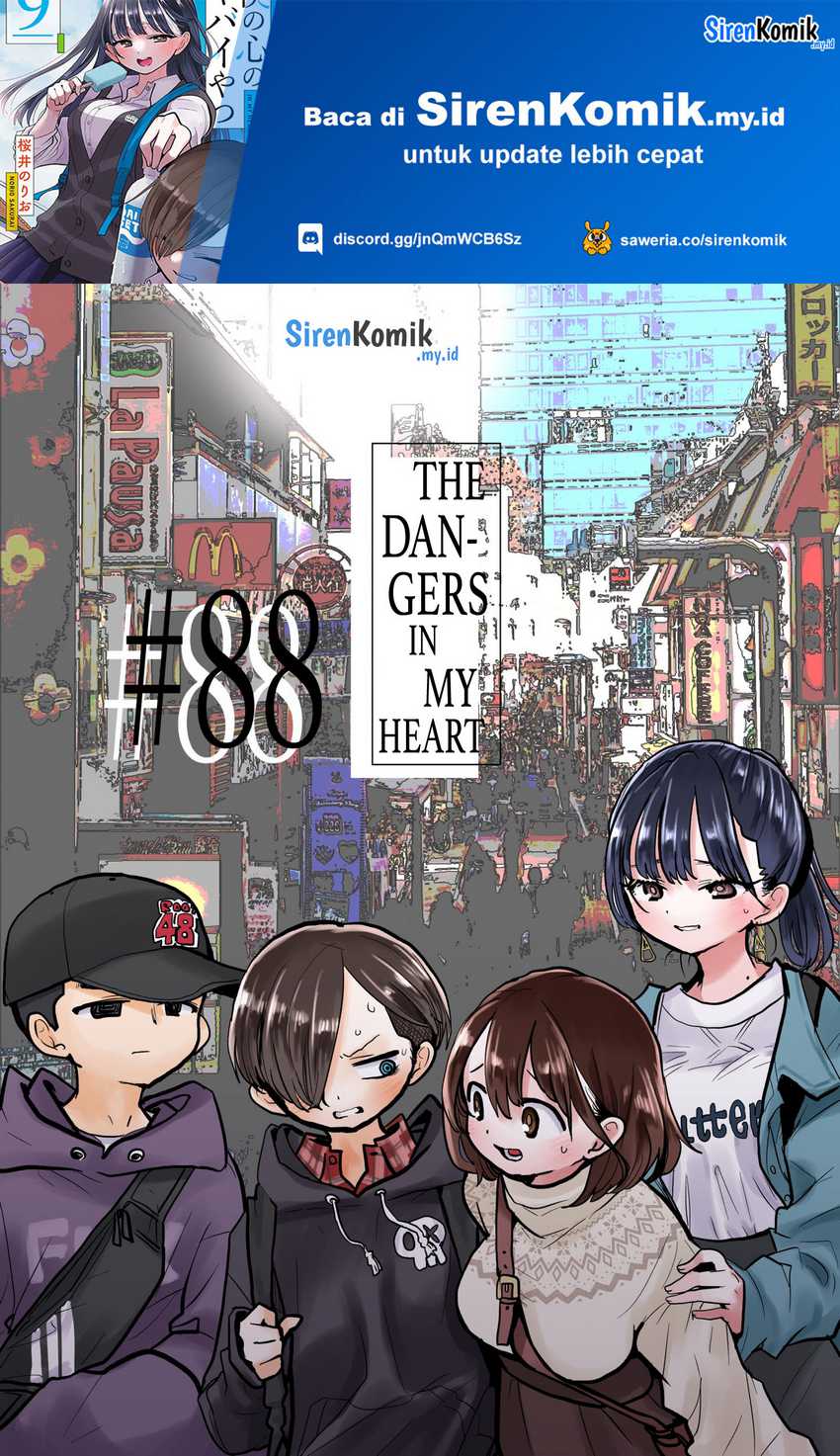Manga Boku no Kokoro no Yabai yatsu Chapter 88 gambar 2