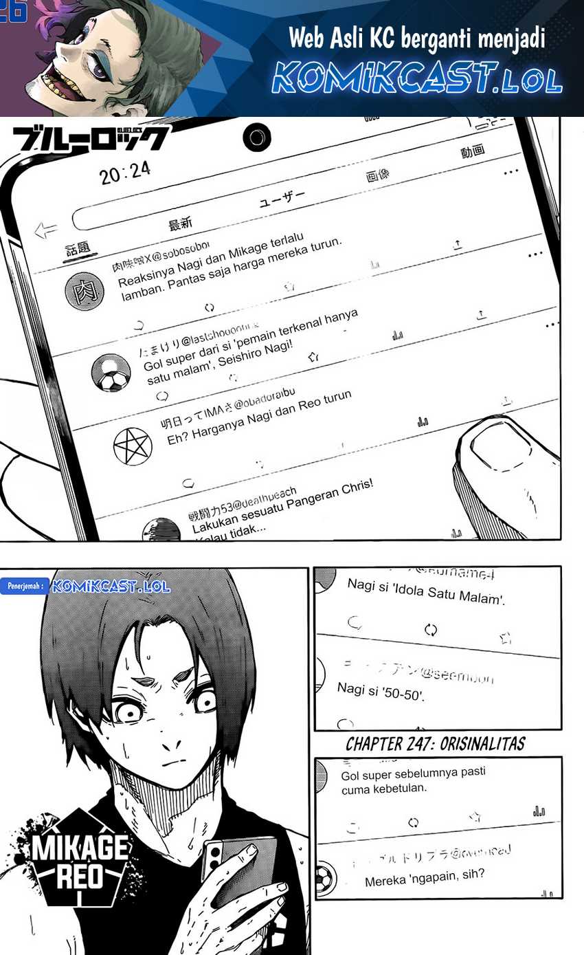 Manga Blue Lock Chapter 247 gambar 2