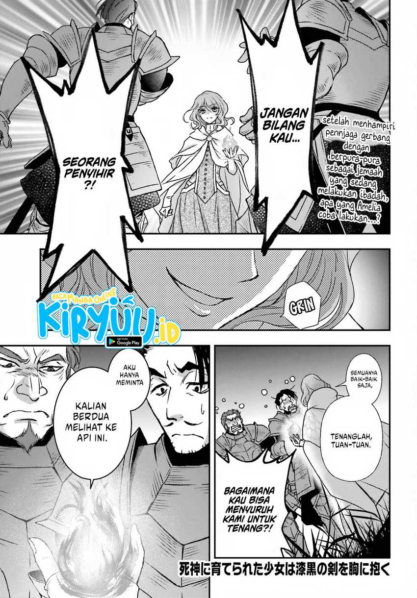 Manga Shinigami ni Sodaterareta Shoujo wa Shikkoku no Tsurugi wo Mune ni Idaku Chapter 43 gambar 2