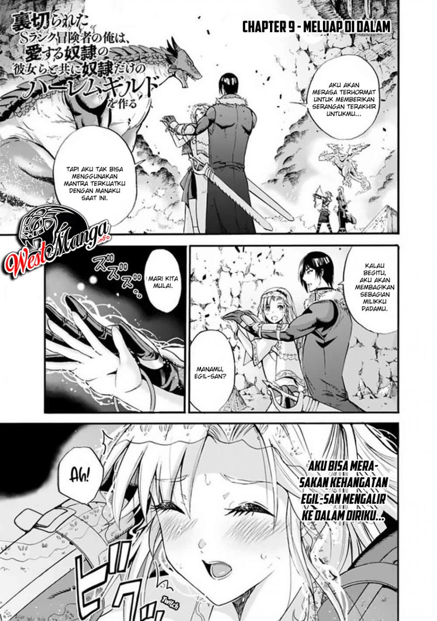 Manga Uragirareta S Rank Boukensha no Ore wa, Aisuru Dorei no Kanojora to Tomoni Dorei dake no Harem Guild o Tsukuru Chapter 09 gambar 2