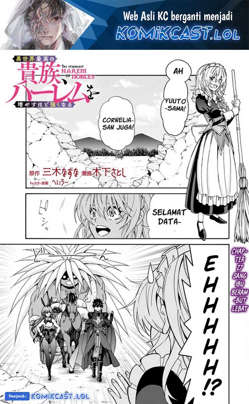 Manga Isekai Saikou no Kizoku, Harem wo Fuyasu Hodo Tsuyoku Naru Chapter 27 gambar 2