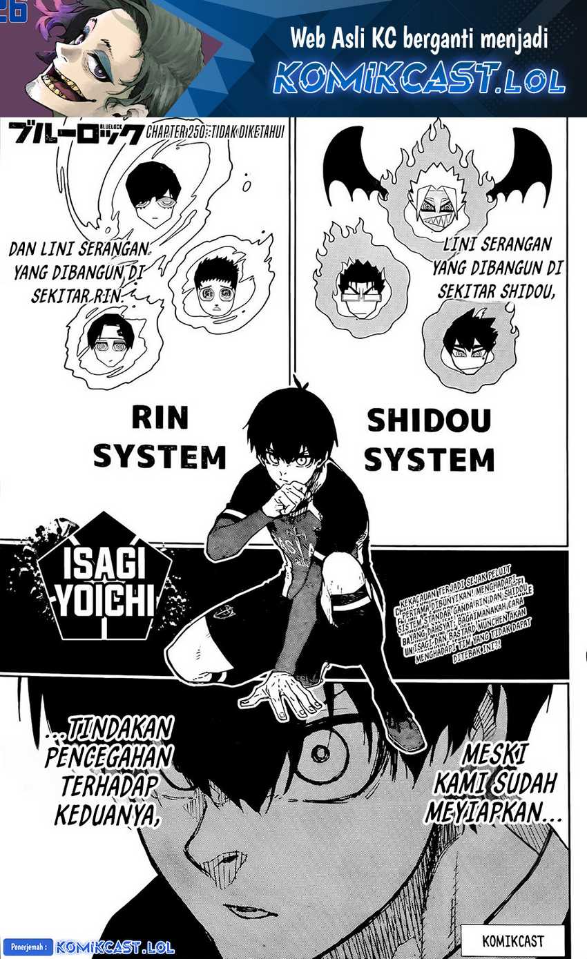 Manga Blue Lock Chapter 250 gambar 2