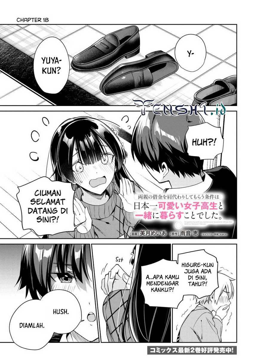 Manga Ryoushin no Shakkin wo Katagawari Shite Morau Jouken wa Nihon’ichi Kawaii Joshikousei to Issho ni Kurasu Koto Deshita Chapter 18 gambar 2