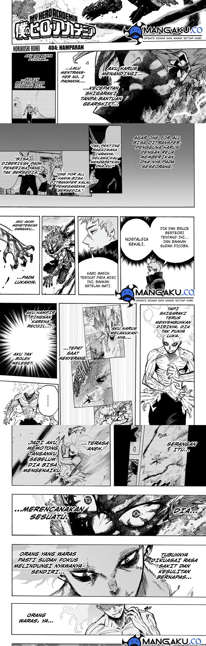 Manga Boku no Hero Academia Chapter 414 gambar 2