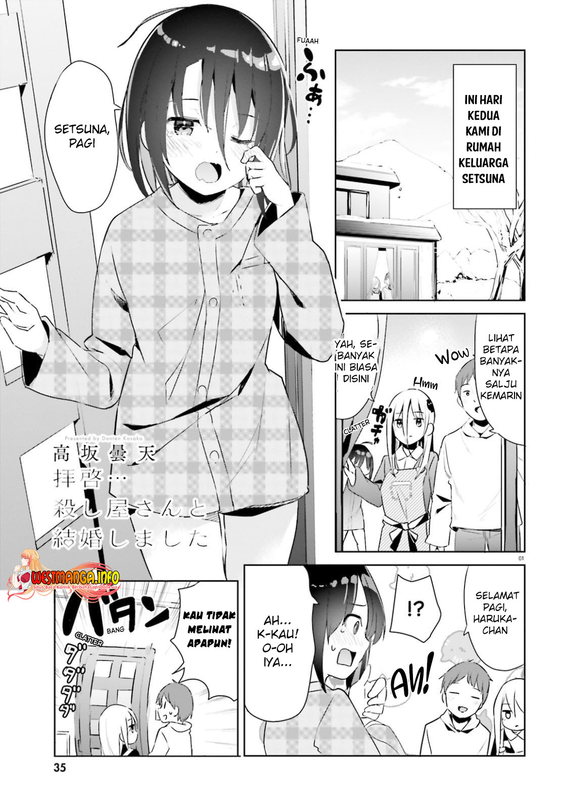 Manga Haikei… Koroshiya-san to Kekkon Shimashita Chapter 19 gambar 2
