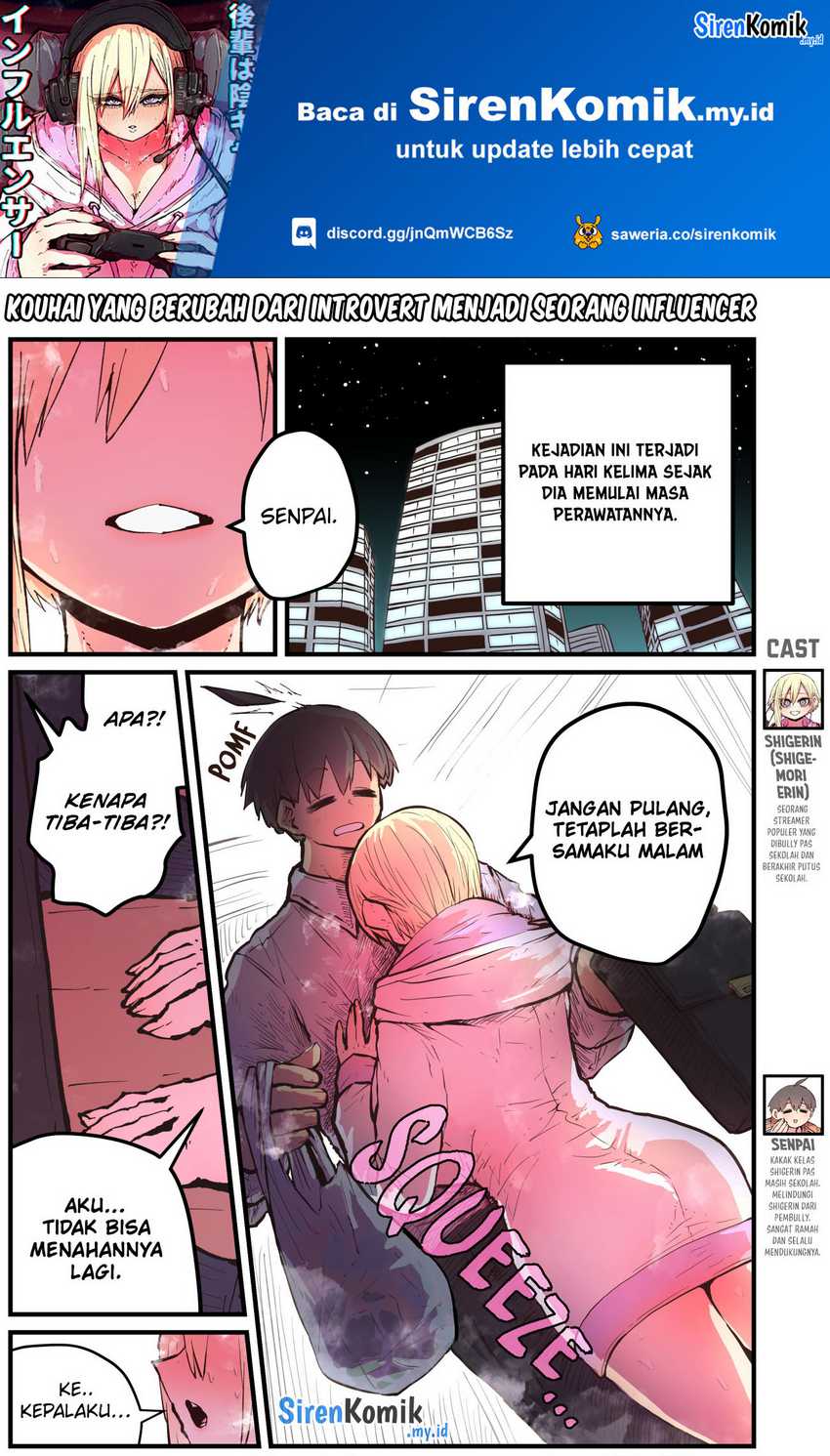 Manga Kouhai wa Inkya Agari no Infuruensaa Chapter 05 gambar 2