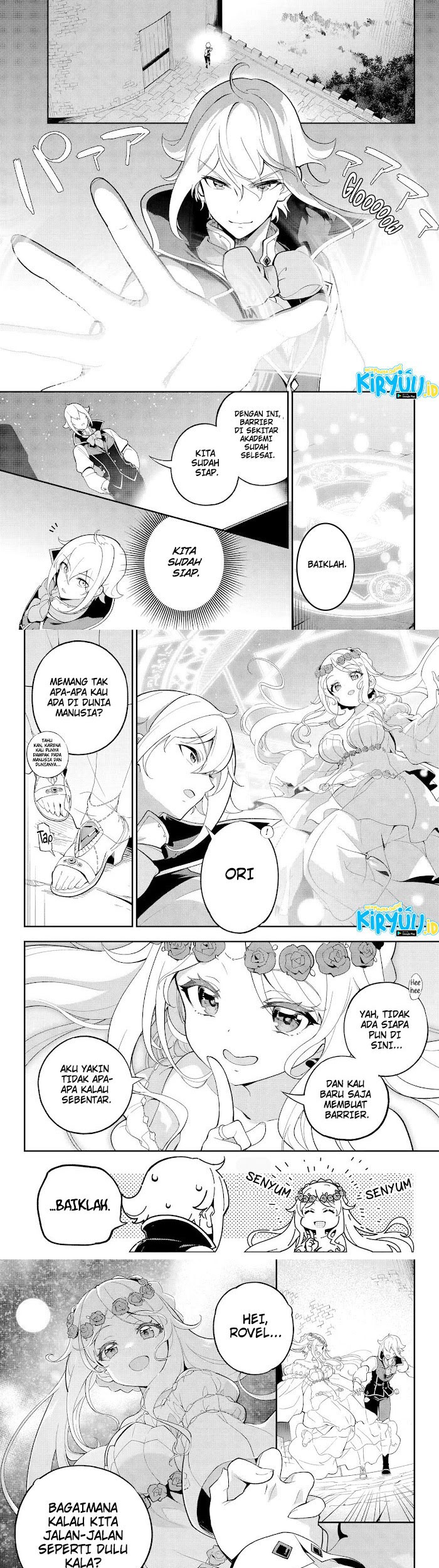 Manga Chichi wa Eiyuu, Haha wa Seirei, Musume no Watashi wa Tenseisha Chapter 58 gambar 2