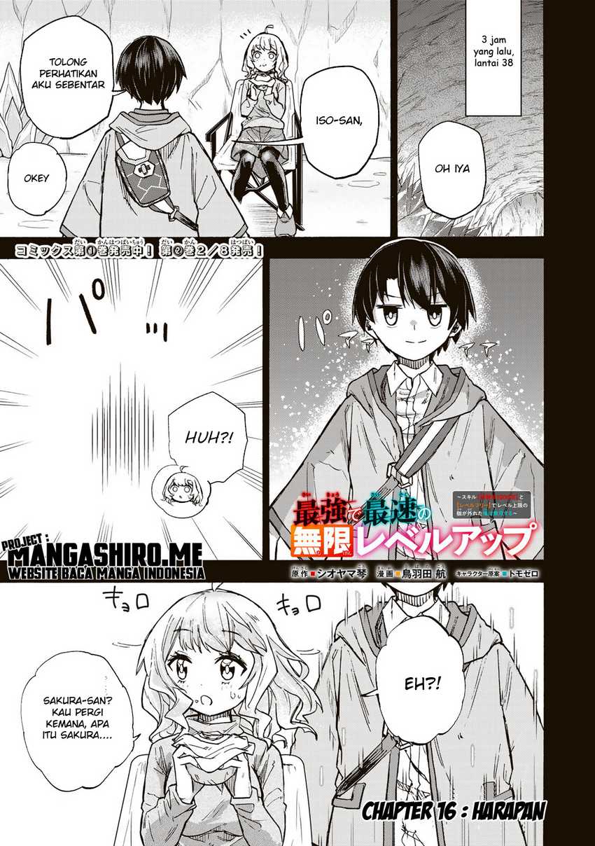 Manga Saikyou de Saisoku no Mugen Level Up Chapter 16 gambar 2