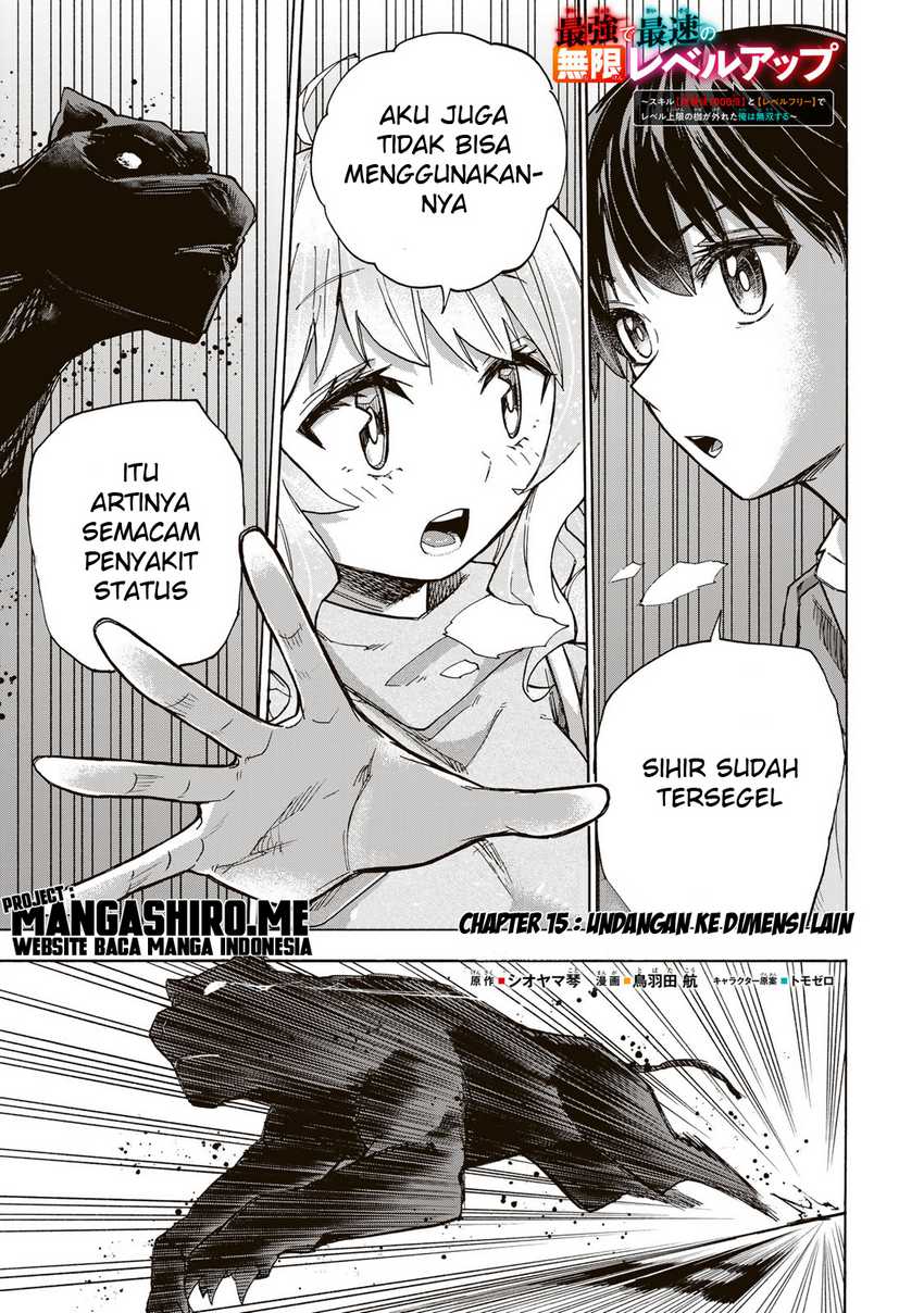Manga Saikyou de Saisoku no Mugen Level Up Chapter 15 gambar 2