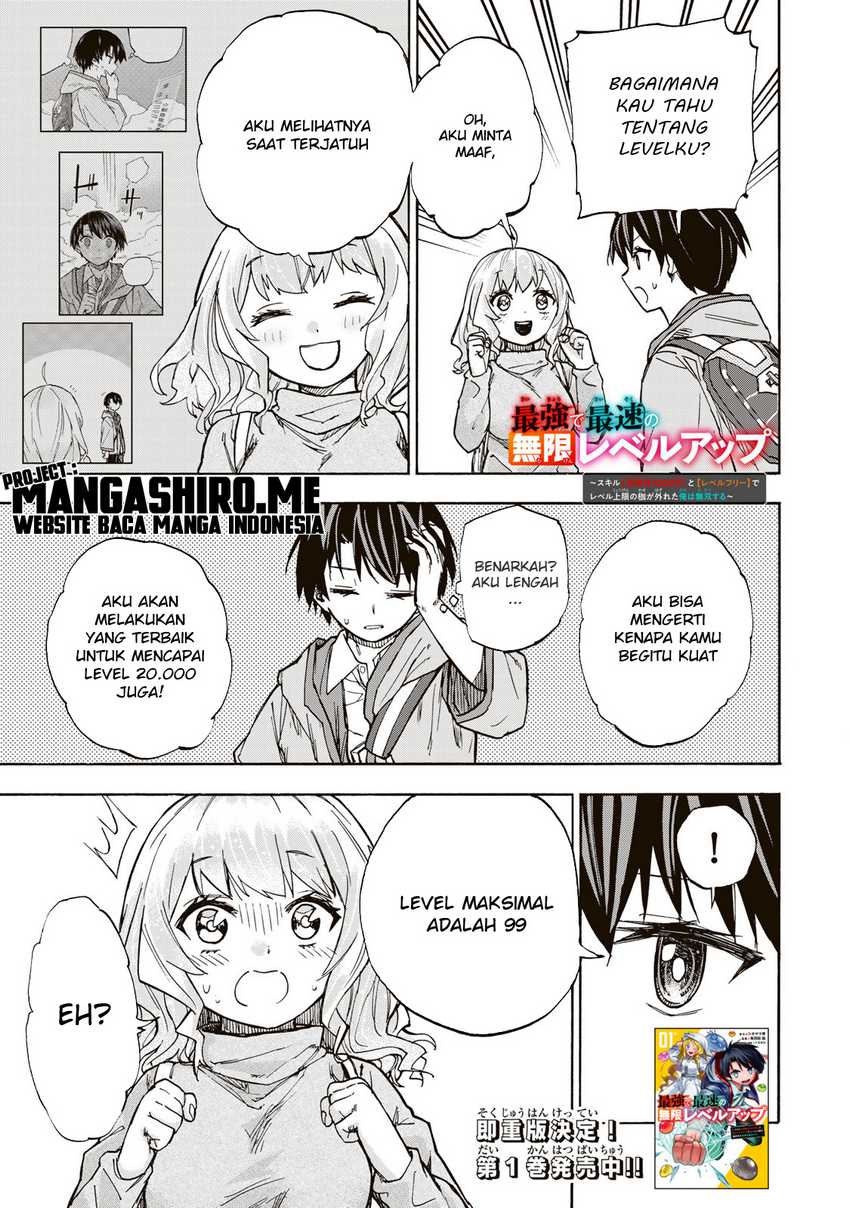 Manga Saikyou de Saisoku no Mugen Level Up Chapter 14 gambar 2