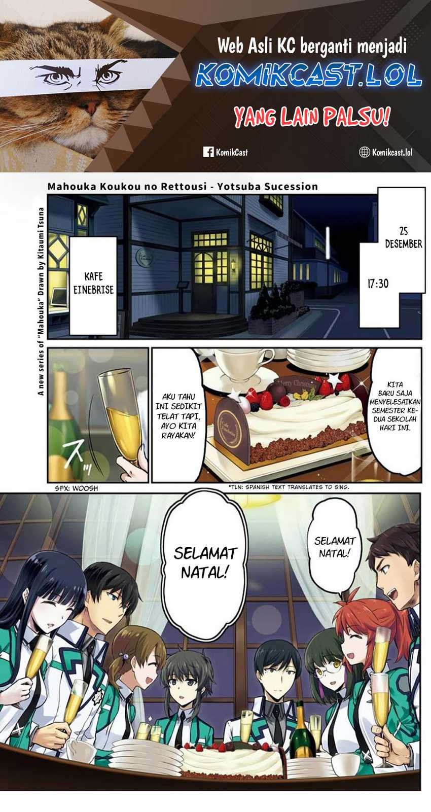 Manga Mahouka Koukou no Rettousei – Yotsuba Keishou-hen Chapter 01 gambar 2