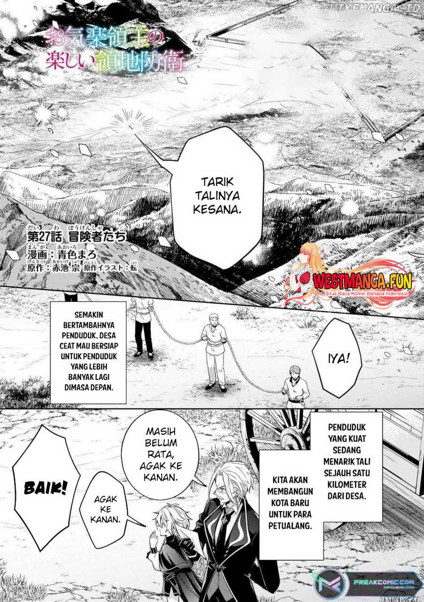 Manga Fun Territory Defense Of The Easy-going Lord ~the Nameless Village Is Made Into The Strongest Fortified City By Production Magic~ Chapter 27.1 gambar 2