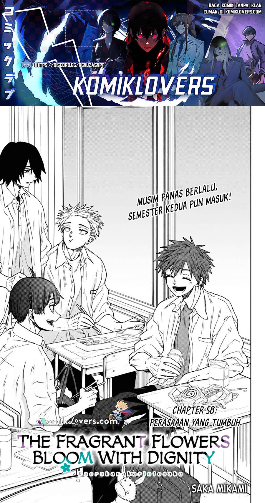 Manga Kaoru Hana wa Rin to Saku Chapter 58 gambar 2