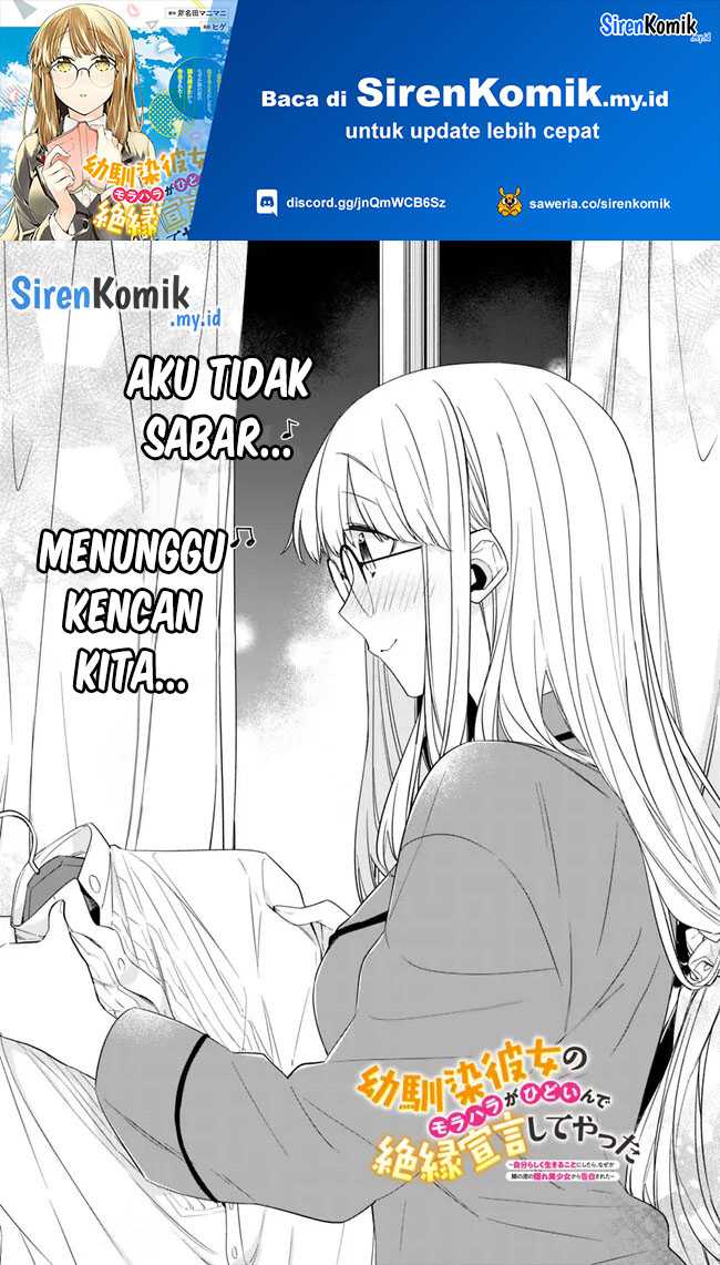 Manga Osananajimi Kanojo no Morahara ga Hidoin de Zetsuen Sengen shite Yatta Chapter 22.1 gambar 2