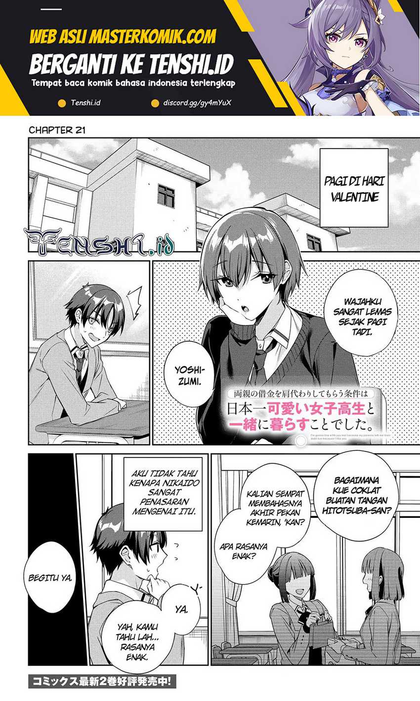 Manga Ryoushin no Shakkin wo Katagawari Shite Morau Jouken wa Nihon’ichi Kawaii Joshikousei to Issho ni Kurasu Koto Deshita Chapter 21 gambar 2