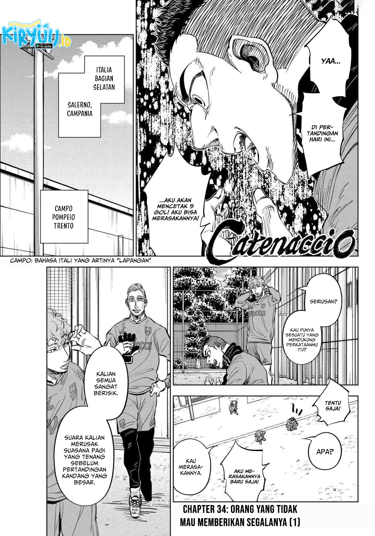 Manga Catenaccio Chapter 34 gambar 2