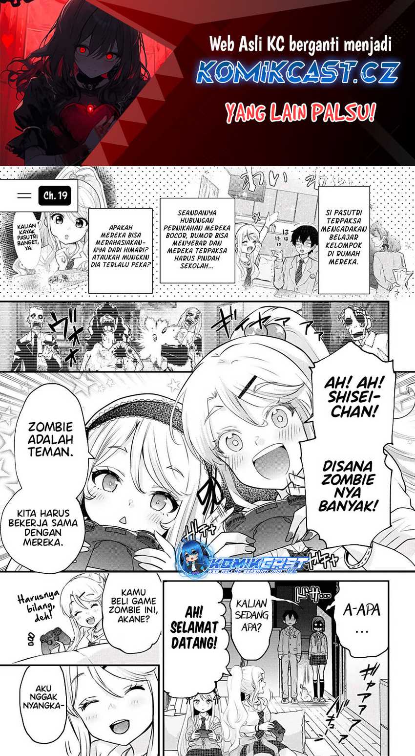 Manga Kurasu no Daikirai na Joshi to Kekkon Suru Koto ni Natta Chapter 19.1 gambar 2