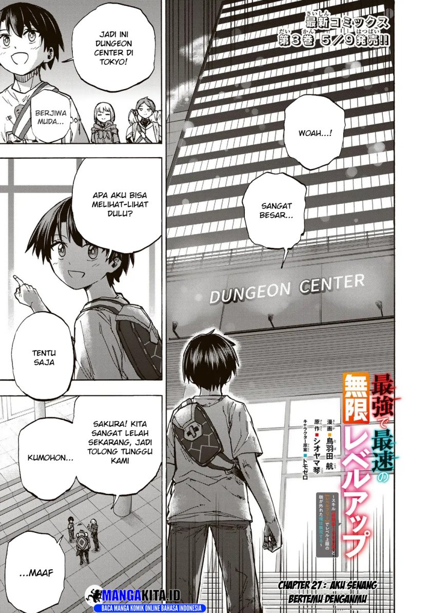 Manga Saikyou de Saisoku no Mugen Level Up Chapter 27 gambar 2