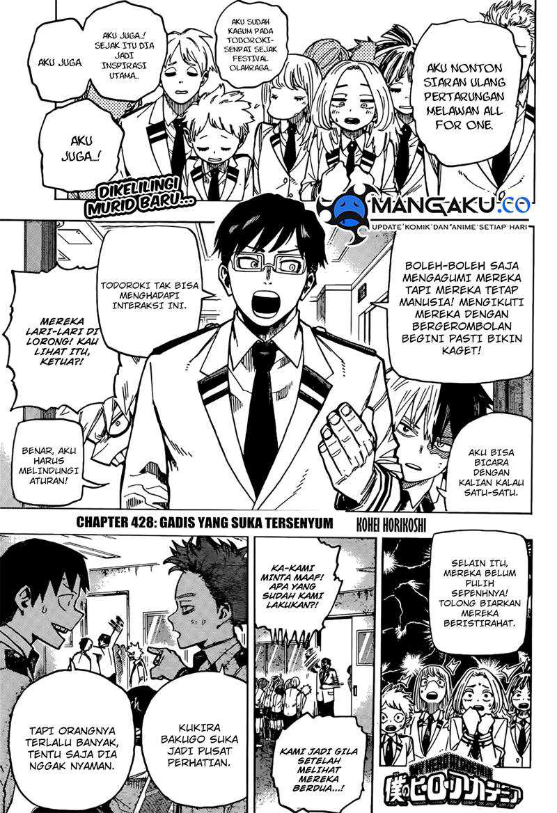 Manga Boku no Hero Academia Chapter 428 gambar 2