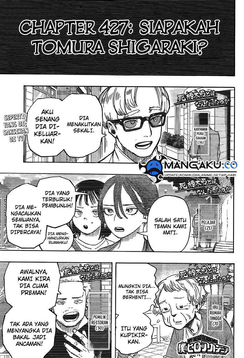 Manga Boku no Hero Academia Chapter 427 gambar 2
