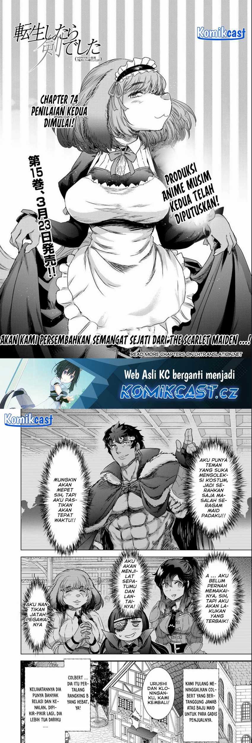 Manga Tensei shitara Ken deshita Chapter 74 gambar 2