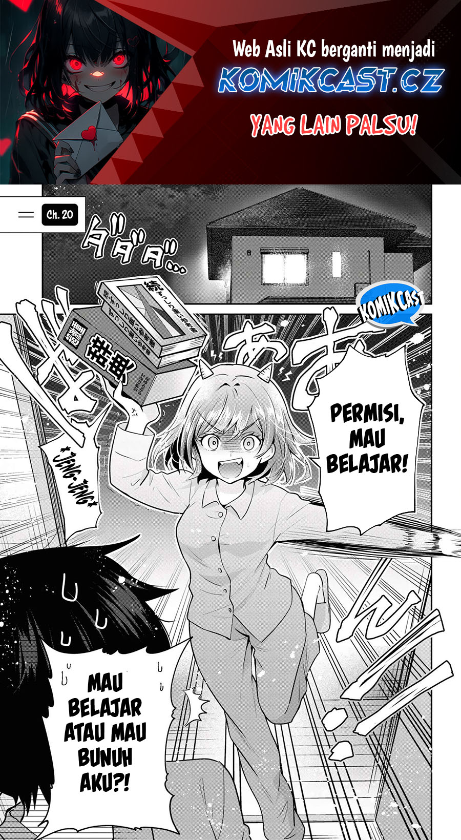 Manga Kurasu no Daikirai na Joshi to Kekkon Suru Koto ni Natta Chapter 20.1 gambar 2