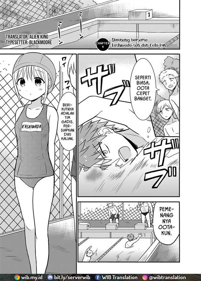 Manga Kao ni denai Kashiwada-san to Kao ni deru Ota-kun Chapter 04 gambar 2