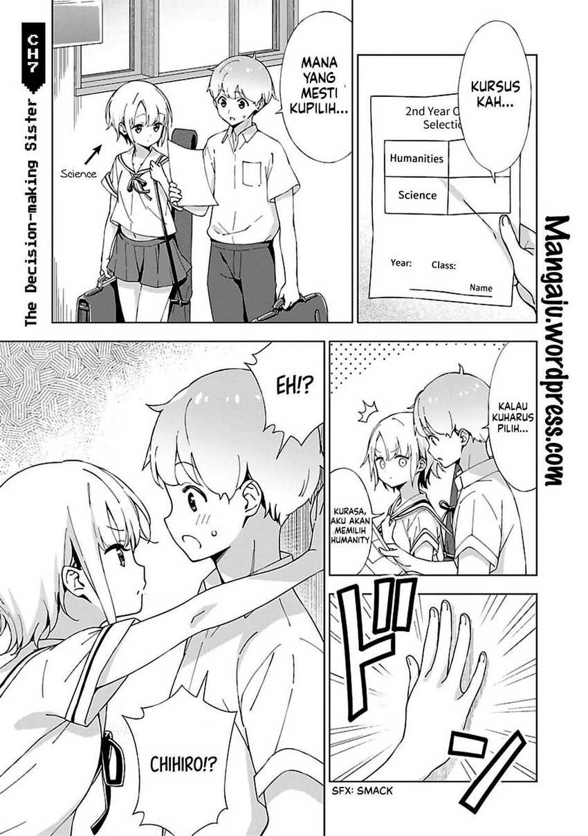 Manga Onee-chan wa Game o Suruto Hito ga Kawaru Onee-chan Chapter 07 gambar 2
