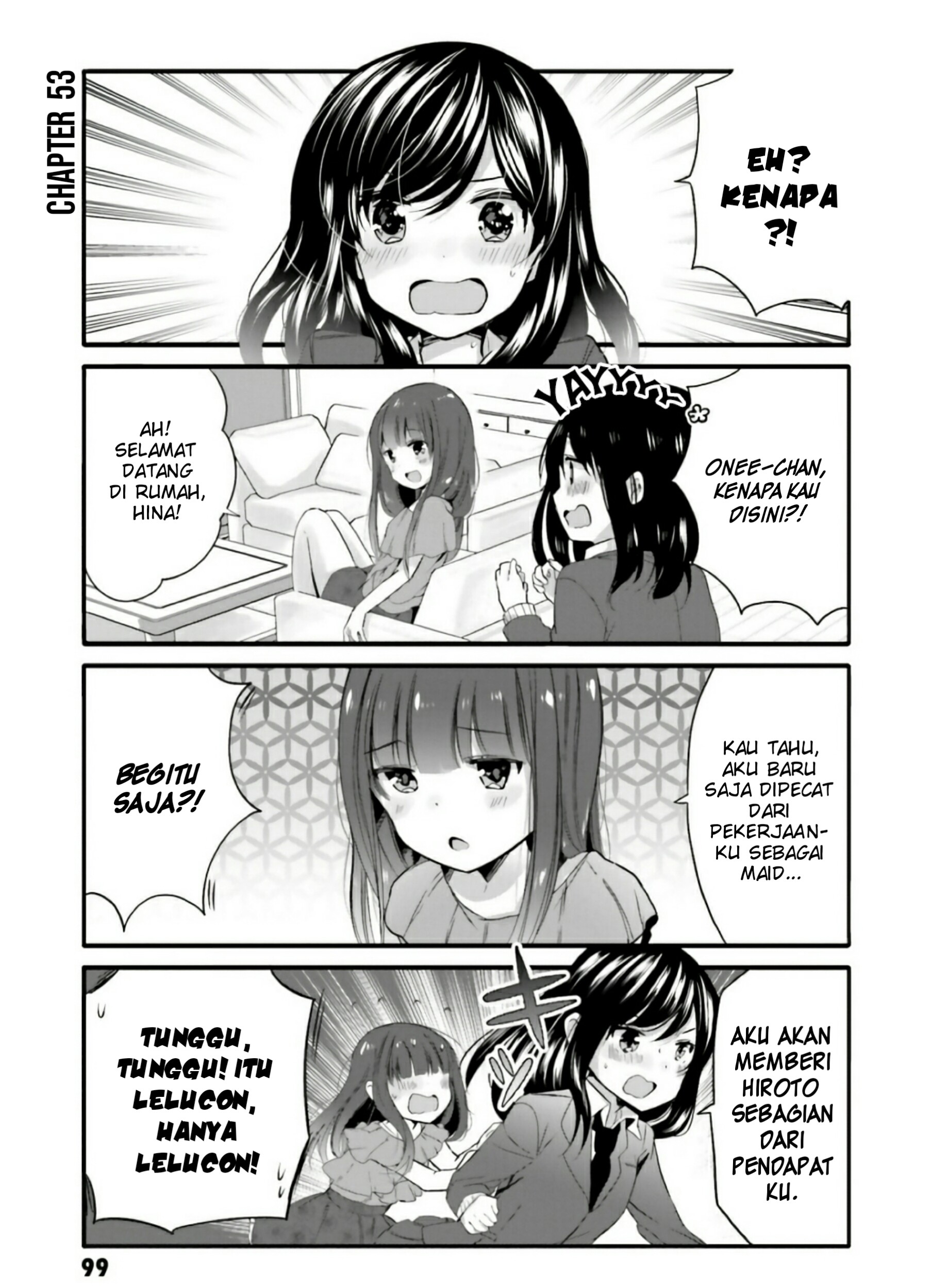 Manga Uchi no Hentai Maid ni Osowareteru Chapter 53 gambar 2