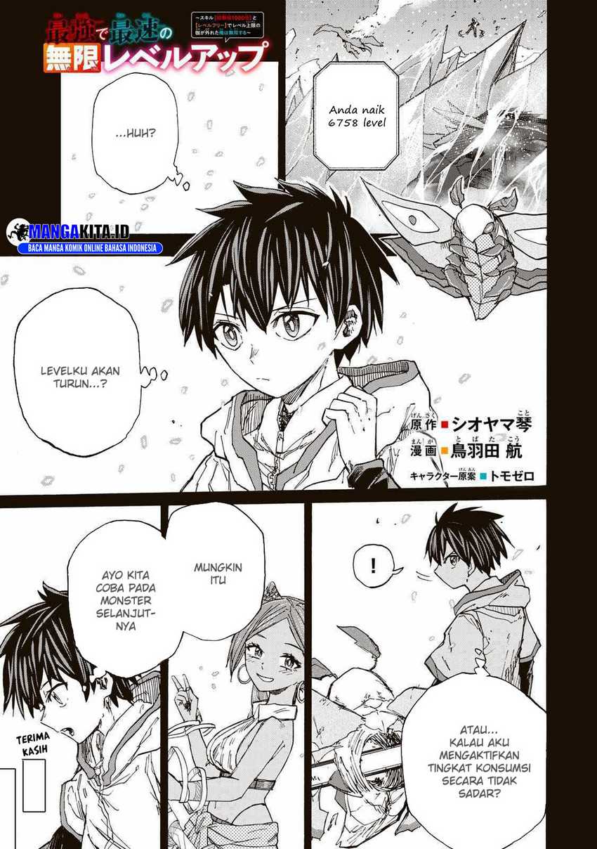 Manga Saikyou de Saisoku no Mugen Level Up Chapter 35 gambar 2