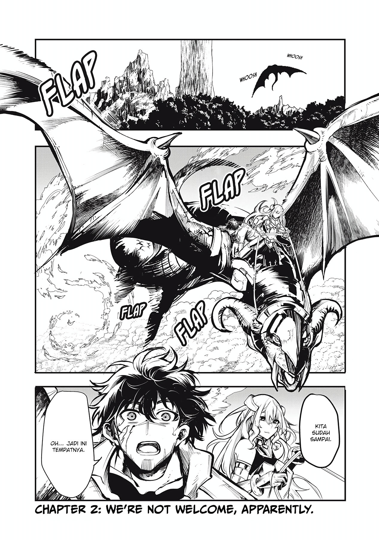 Manga Kuni wo Owareta Ryuushi-san, Hirowareta Ringoku de Ukkari Musou shite Shimau Chapter 02.1 gambar 2