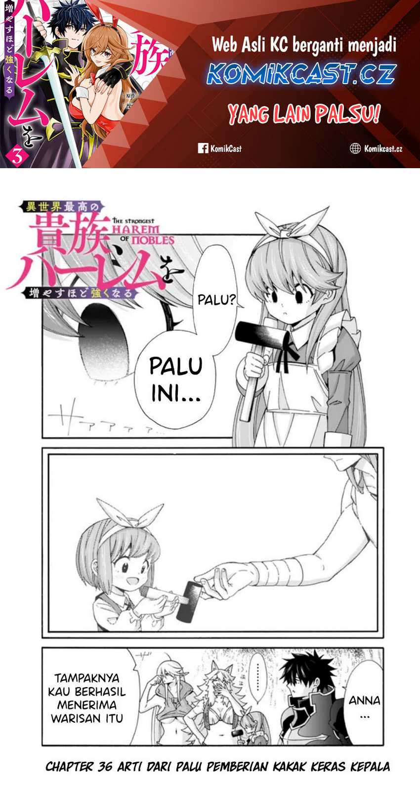 Manga Isekai Saikou no Kizoku, Harem wo Fuyasu Hodo Tsuyoku Naru Chapter 36 gambar 2