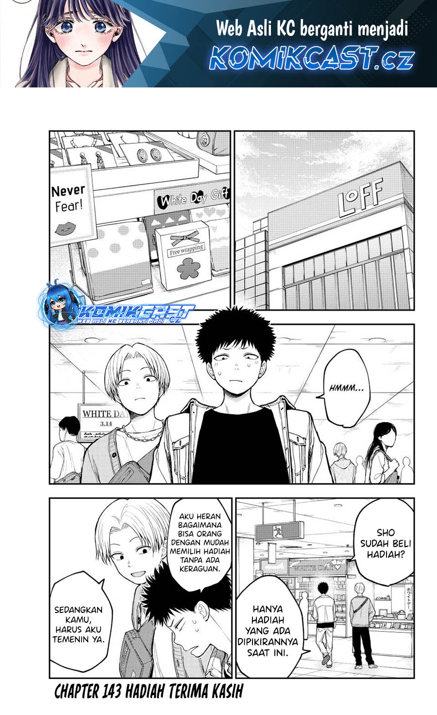 Manga Kuroiwa Medaka ni Watashi no Kawaii ga Tsuujinai Chapter 143 gambar 2