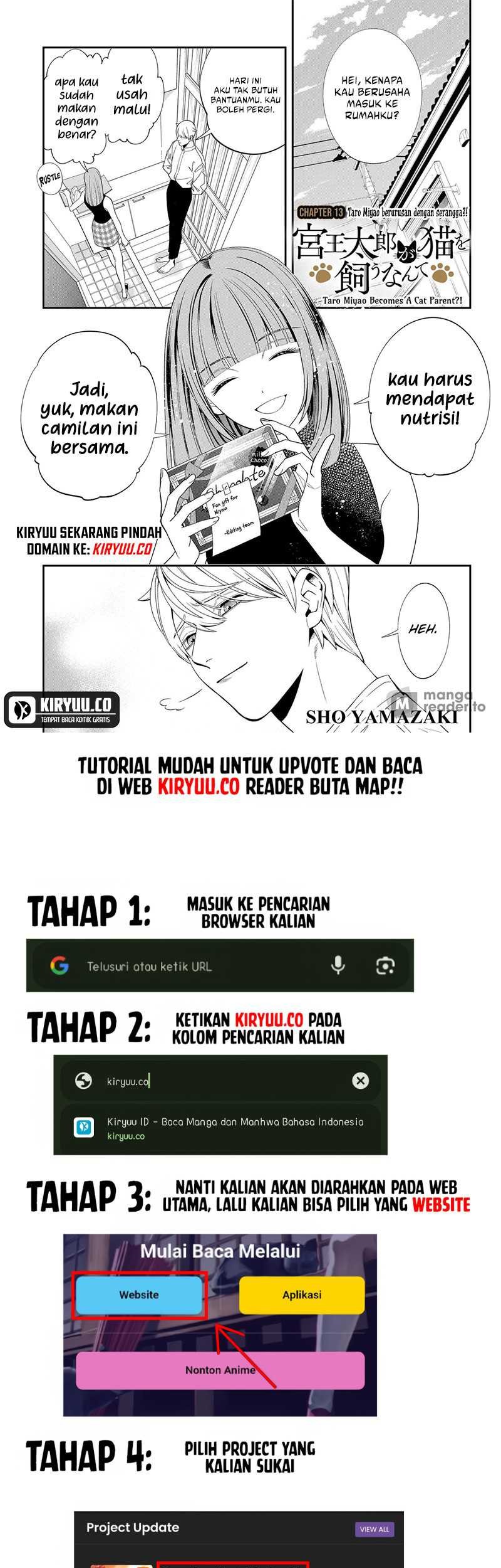 Manga Miyaou Tarou ga Neko wo Kau Nante Chapter 13 gambar 2