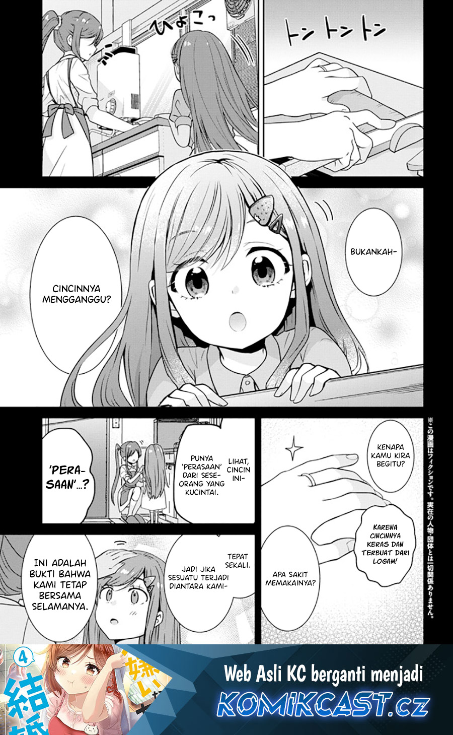 Manga Kurasu no Daikirai na Joshi to Kekkon Suru Koto ni Natta Chapter 23.1 gambar 2