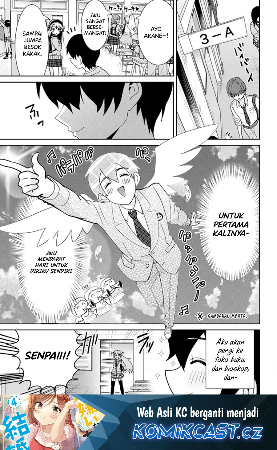 Manga Kurasu no Daikirai na Joshi to Kekkon Suru Koto ni Natta Chapter 24.2 gambar 2