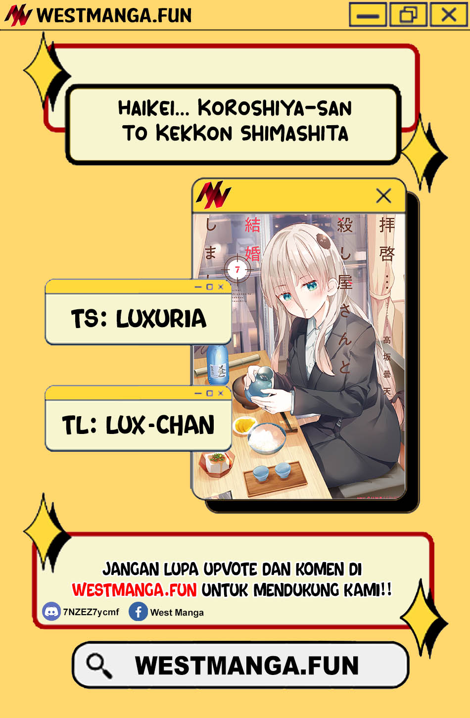 Manga Haikei… Koroshiya-san to Kekkon Shimashita Chapter 50 gambar 2